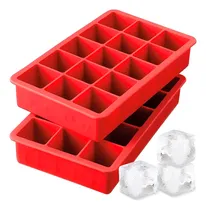 Comprar Forma Gelo Silicone Papinha 15 Cubos Com Tampa Livre D Bpa
