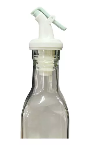 Aceitera Botella Cristal 630Ml, Dosificador Vinagre Y Aceite, Botella  Cristal Gran Capacidad, Dosificador Aceite Oliva Grande (2 Packs) ZMDECQNA