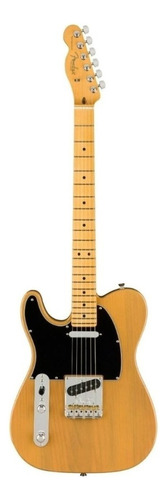 Guitarra elétrica para  canhoto Fender American Professional II Telecaster de  amieiro butterscotch blonde brilhante com diapasão de bordo