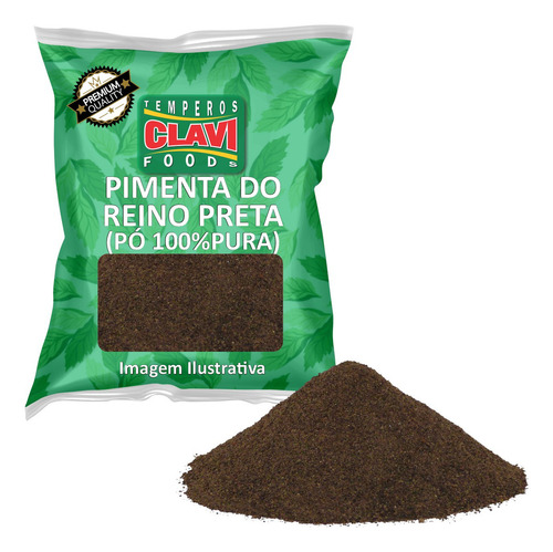 Pimenta do Reino Preta Pó Clavi Shop 1 unidad