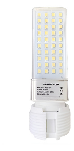 Socket P/lamp Led De 2 Pin (base Pcl, Casquillo G24d) 2 Pzas