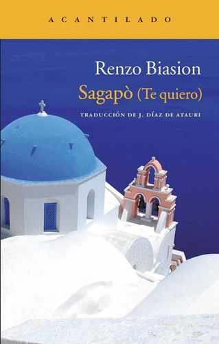 Sagapo ( Te Quiero ). Renzo Biasion. Acantilado