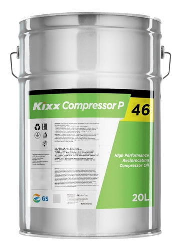 Aceite Para Compresor Kixx Compressor P 46 - Cubeta 20l