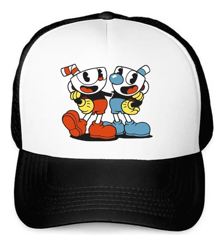 Cuphead Gorra Mugman Ajustable Unitalla Trucker