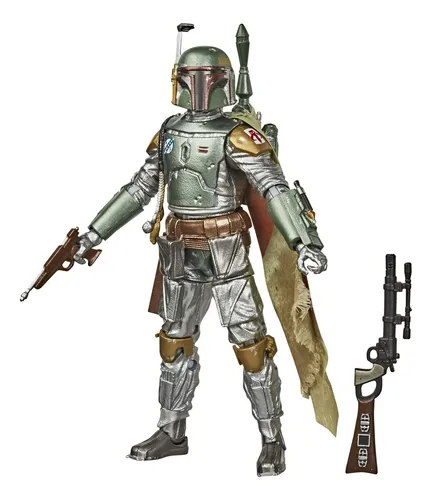 Boba Fett Carbonized Star Wars Black Series Hasbro Muñeco
