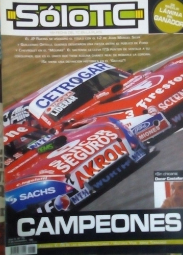 Revista Solo Tc 75 Juan Manuel Silva,ortelli,poster Silva