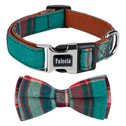 Faleela Collar De Perro Suave Y Lindo Con Lazo, Collar De Pe