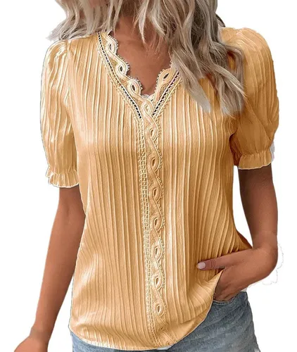 Blusas doradas y plateadas hot sale