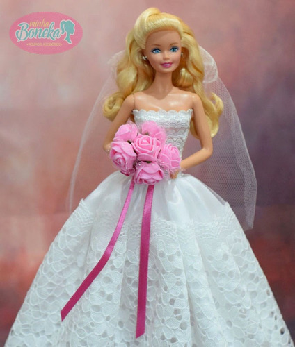vestido noiva barbie