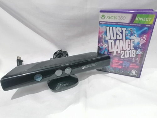 Kinect Sensor + Justo Danc 2018 Xbox 360