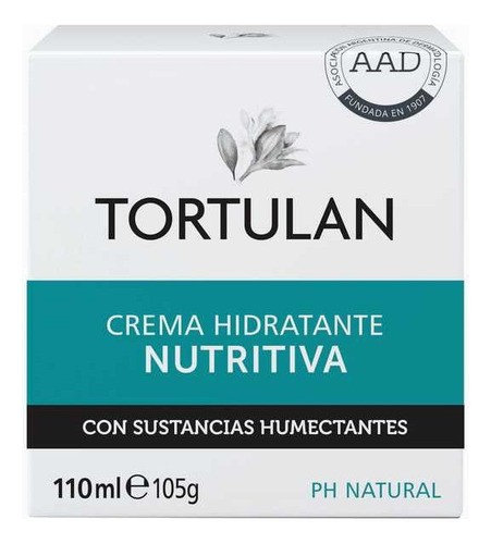 Tortulan Crema Hidratante/ Nutritiva X 110ml Momento de aplicación Noche Tipo de piel Todo tipo de piel