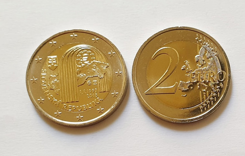 Monedas Mundiales : Eslovenia  2 Euros  Año 2018