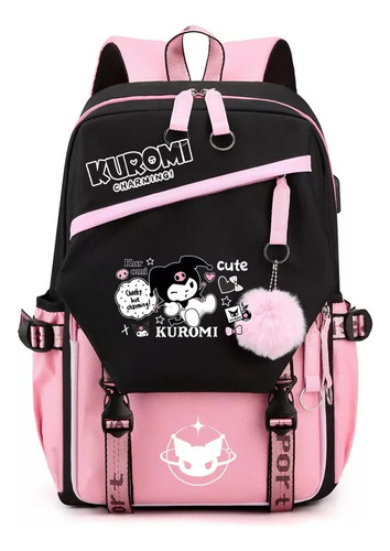 Bonita Mochila Escolar De Hello Kitty Para Grados 3-6