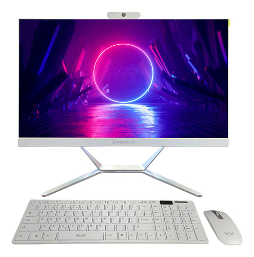 Cpu All In One Core I7 8gb Hd 500gb Monitor 23,8 Cor Branco 127/220v