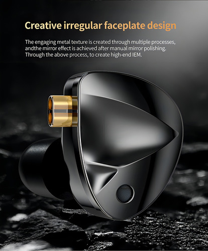 Fone De Ouvido Kz D-fi In-ear Dinâmico Standard Sem Mic Preto