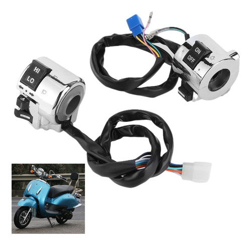 Botón De Control Del Interruptor Del Manillar De La Motocicl