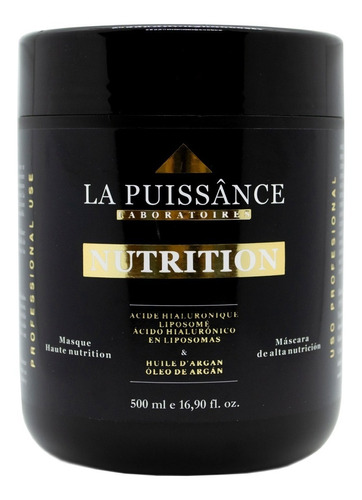 La Puissance Nutrition Máscara Argan Pelo Seco X 500ml Local