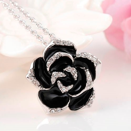 Imagen 2 de 8 de Regalo Mamá Amor Corazón Rosa Dije Aretes Collar Swarovski E