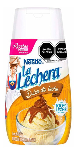 Leche Condensada Nestlé La Lechera Dulce De Leche Sirve Fácil 325g