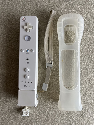 Control Wii Mote Blanco Original + Motion Plus + Funda