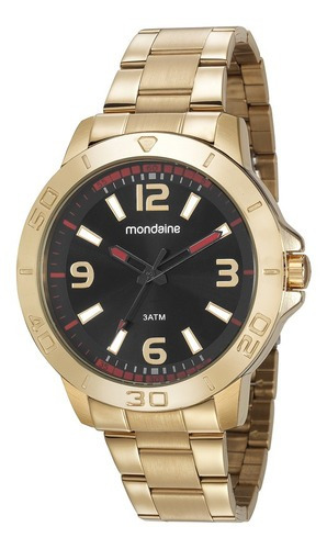 Relógio Mondaine Masculinogpmvde2 Fundo Preto