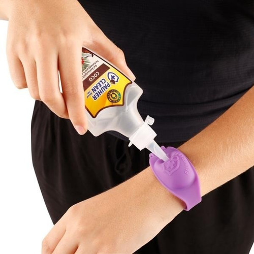 Pulseira Para Biossegurança Ortho Pauher Armazena Álcool Gel