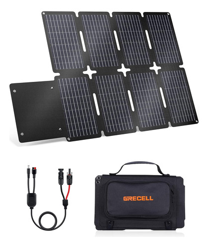 80w Panel Solar Plegable, Cargador Solar Portátil Usba...