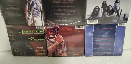Death 8 Cds Remaster C/ Bônus (7 Duplos) (novos) (lacrados