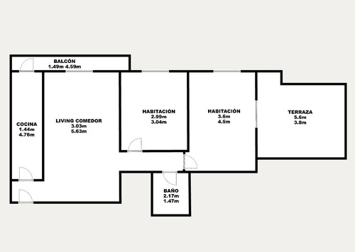 Venta Departamento 3 Amb. Con Balcón Y Terraza Propia En Flores - Amenities