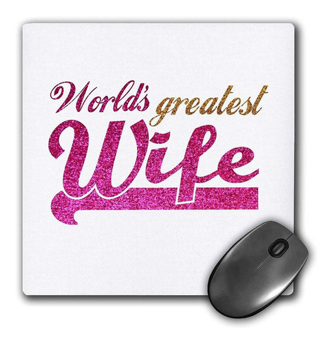 3drose Llc 8 x 8 x 0.25 inches Mouse Pad, Worlds Greatest