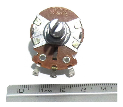 Potenciómetro 50k Ohm Switch Rck Amp Bulbos Radio Vintage