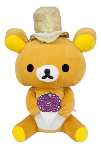 Peluche Rilakkuma Rilakkuma Gorro Dorado 40cm Green Camel