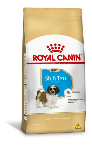 Royal Canin Breed Health Nutrition Shih Tzu Alimento para cão filhote de raça pequena sabor mix em sacola de 2.5kg