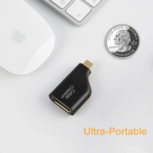 Adaptador Usb Tipo C A Displayport 4k, Cablecreation