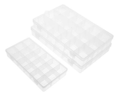 Pendientes Bead Containers, De Polipropileno Transparente, 3