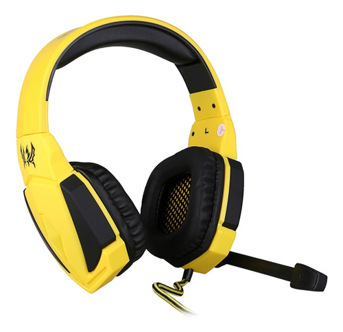 Auriculares Usb Para Juegos Kotion Each G4000, Color Negro Y