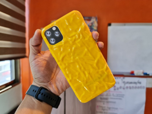 Funda Para iPhone Colores Vivos Textura 3d Moda D Goma +mica