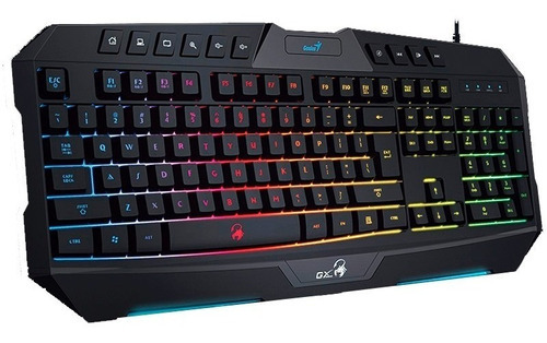 Teclado Gamer Pc Genius Gx Scorpion K20 Retroiluminado Usb