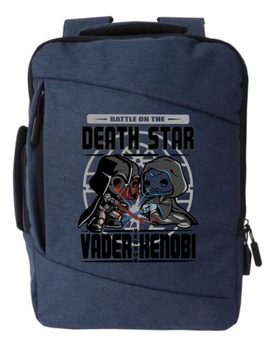 Morral Espalda Darth Vader Konobi Maleta Portafolio Azul