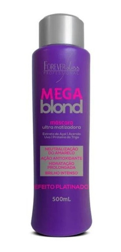 Matizador Mega Blond - Forever Liss 500gr - Obeleza