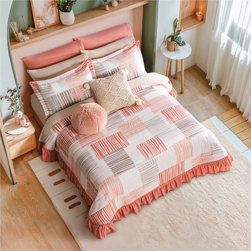 Colcha Neo Susi King Size Xl Poliéster Concord Color Deep Rose