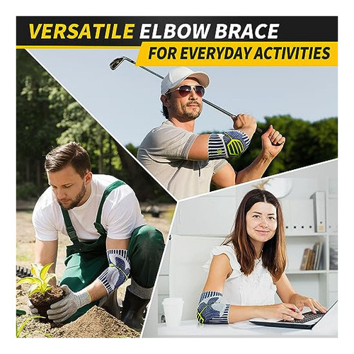 Cambivo Paquete De 2 Coderas Para Tendinitis Y Codo De Tenis