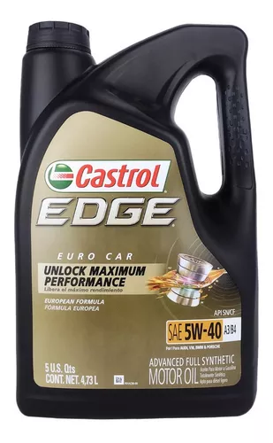 Aceite Castrol Edge 5w30 100% Sintético 4.73Lt – Tecnologia Gipel