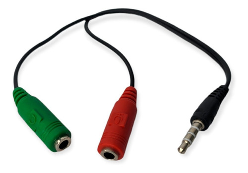 Cable Audio Divisor Triestereo 1 Macho A 2 Hembras 3.5 Mm