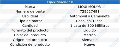 Aditivo Estabilizador De Viscosidad Aceite Motor Liqui Moly