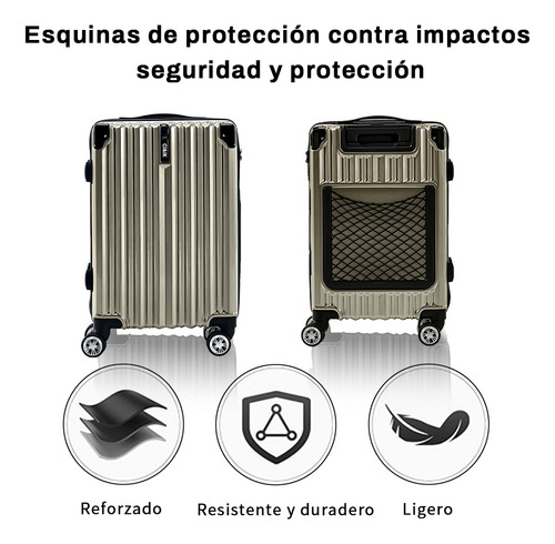 Maleta Mano De Viaje Rigida 20 Pulgadas Ruedas 360° Maleta