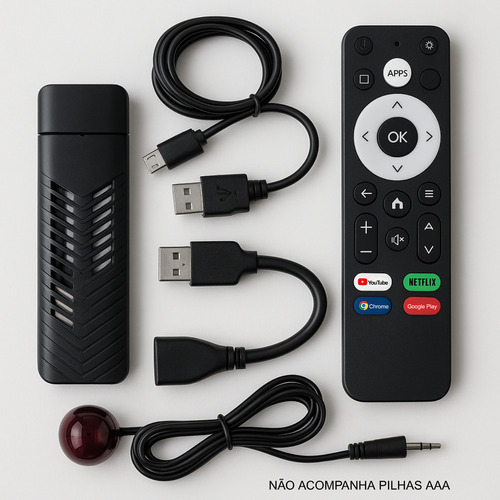 Smart Tv Stick 4k Com Android 2gb Ram Hdmi Conversor Smart