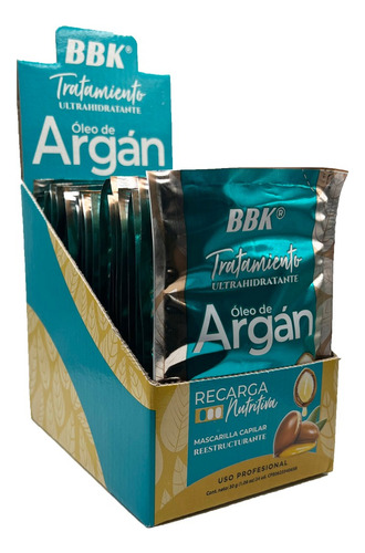 Bbk Mascarilla Oleo Argán 4 Unidades