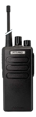 Walkie-talkie Pttpro PRO1000 y frecuencia UHF - negro 100V/240V