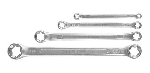 Imagen 2 de 5 de Juego Llave Doble Hembra 4 Pcs Yato Yt-0530 (envío Gratis)